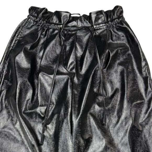 Aritzia Wilfred Jive Shiny Vegan Leather Pant Size Medium - Picture 4 of 7